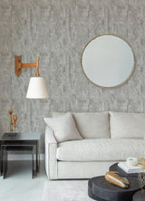 A-Street Prints 4105-86628 Zinarliya Silver Column Wallpaper
