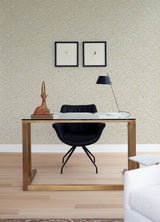 A-Street Prints 4105-86631 Bulan Champagne Abstract Lines Wallpaper