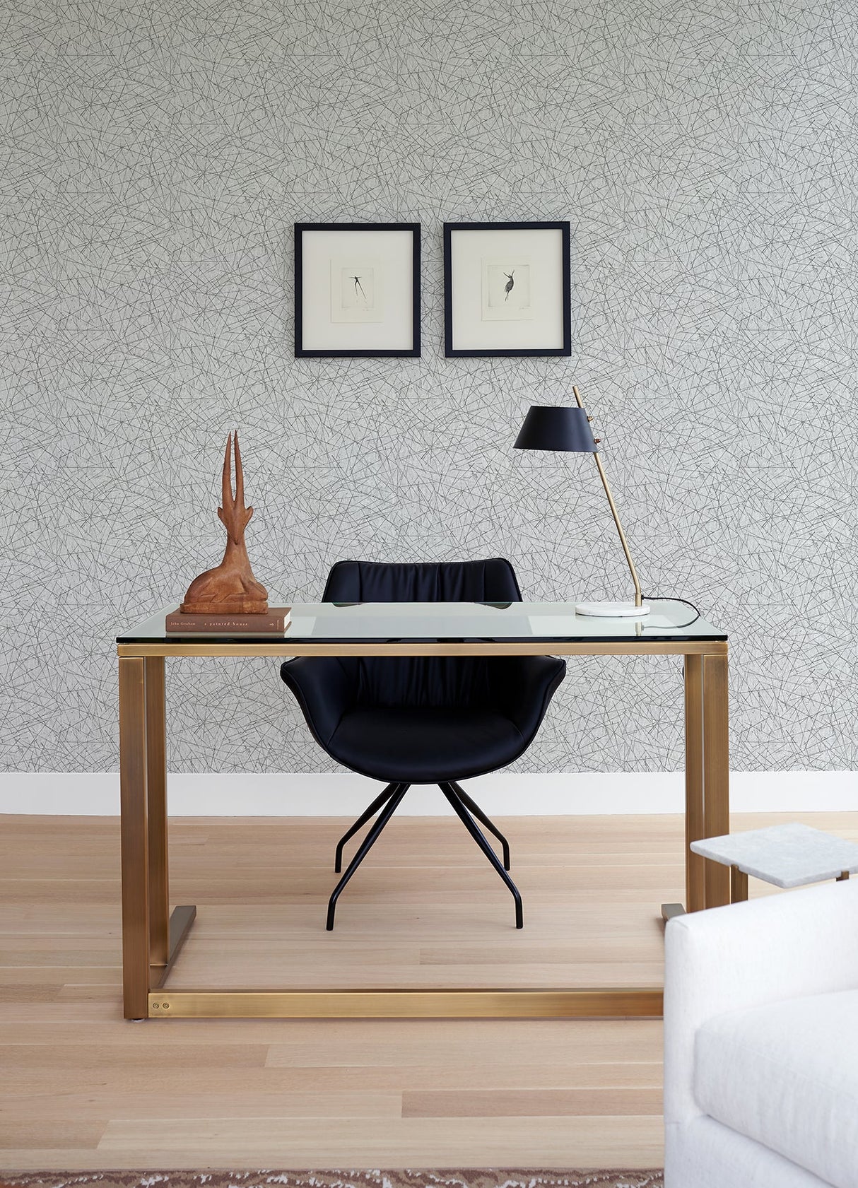 A-Street Prints 4105-86633 Bulan Silver Abstract Lines Wallpaper