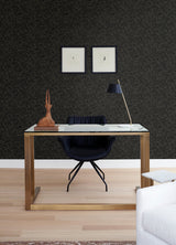 A-Street Prints 4105-86635 Bulan Black Abstract Lines Wallpaper