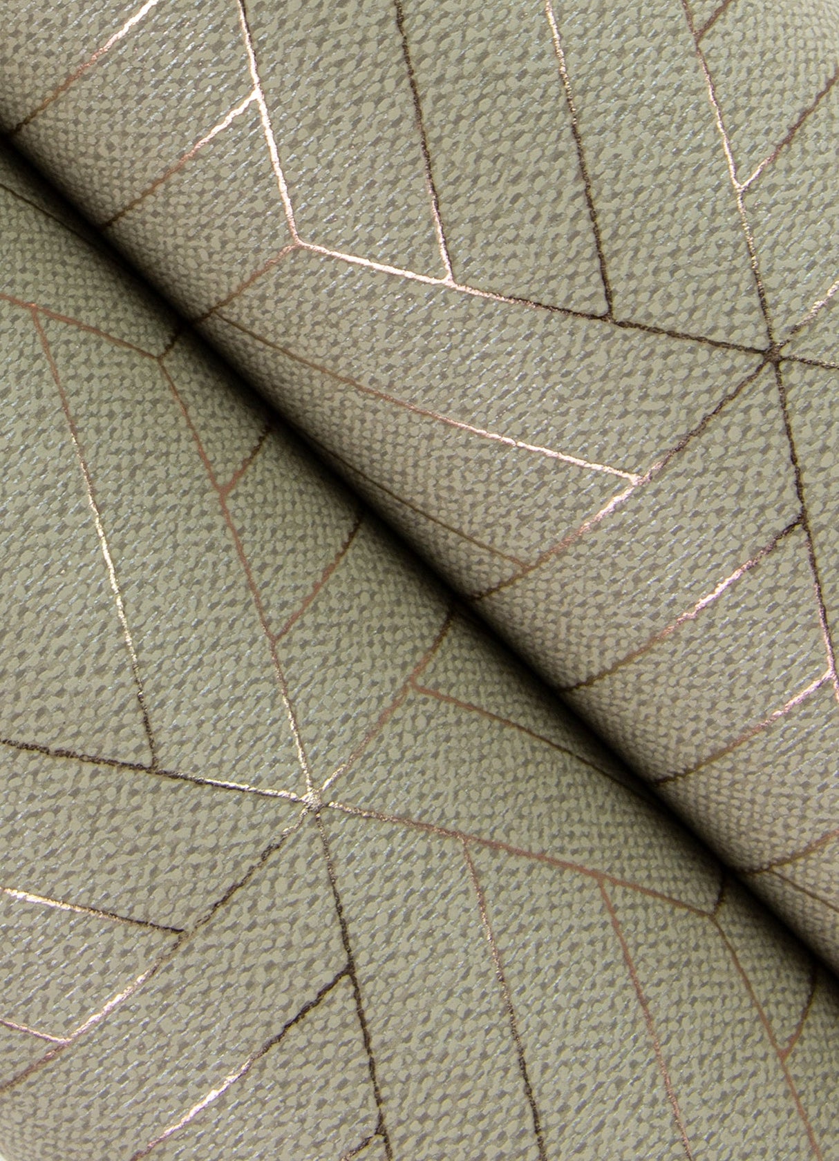 A-Street Prints 4105-86642 Izarra Copper Geometric Block Wallpaper
