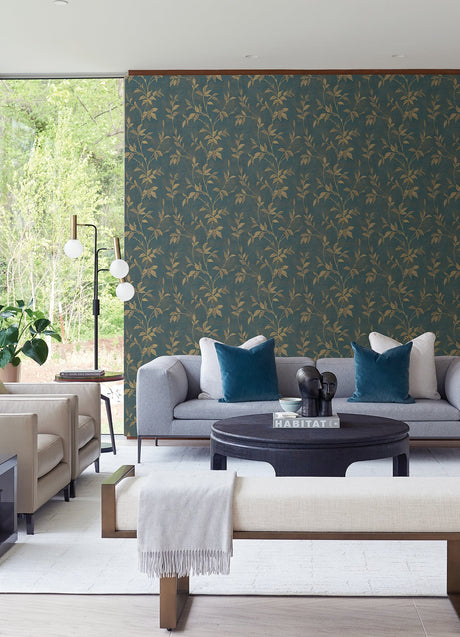A-Street Prints 4105-86645 Kupari Blue Trail Wallpaper
