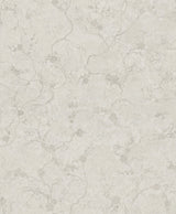 A-Street Prints 4105-86651 Mahina Silver Floral Vine Wallpaper