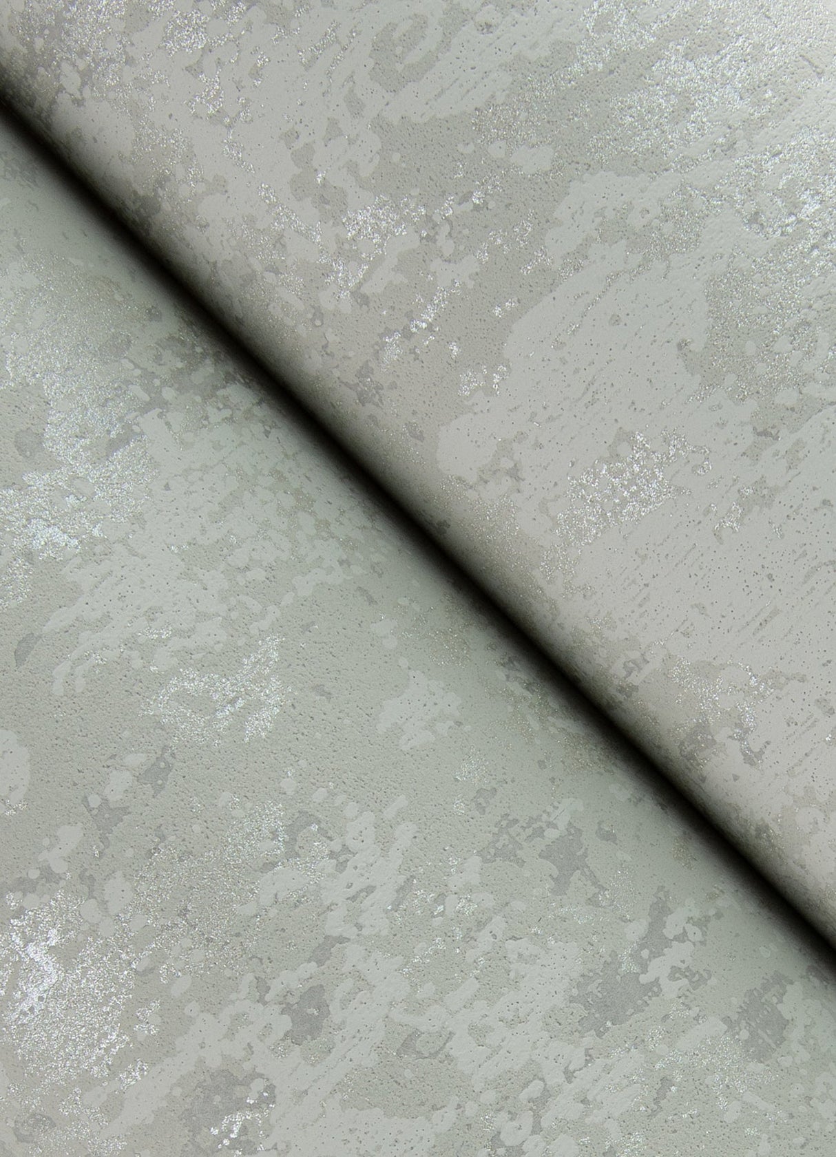 A-Street Prints 4105-86661 Haliya Silver Metallic Plaster Wallpaper