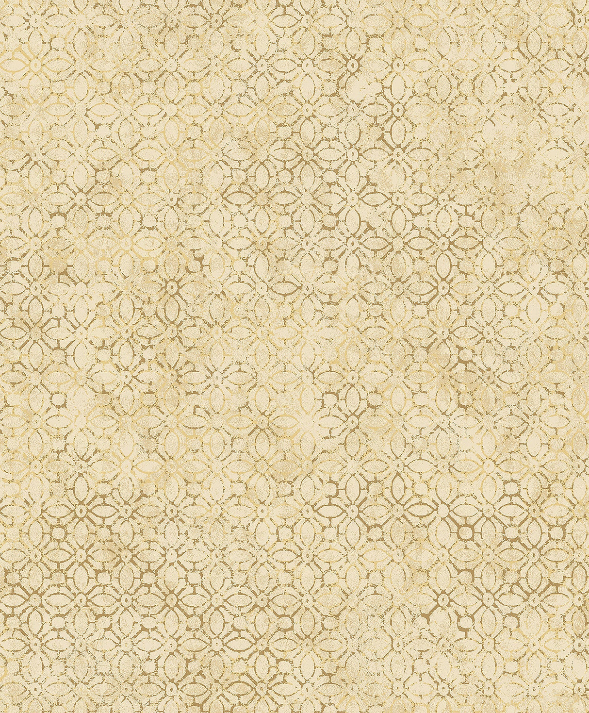 A-Street Prints 4105-86664 Khauta Gold Floral Geometric Wallpaper