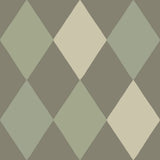 A-Street Prints 4111-63028 Kalas Olive Diamond Wallpaper