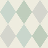 A-Street Prints 4111-63030 Kalas Light Blue Diamond Wallpaper