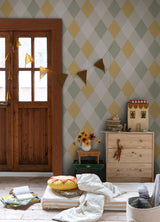 A-Street Prints 4111-63032 Kalas Pastel Diamond Wallpaper