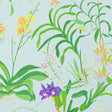 Schumacher 411B67 CALYPSO in ROBIN'S EGG Fabric - RAOUL TEXT