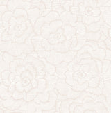 A-Street Prints 4120-26037 Periwinkle Pink Textured Floral Wallpaper