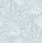 A-Street Prints 4120-26802 Vita Blue Botanical Wallpaper