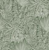 A-Street Prints 4120-26804 Vita Green Botanical Wallpaper