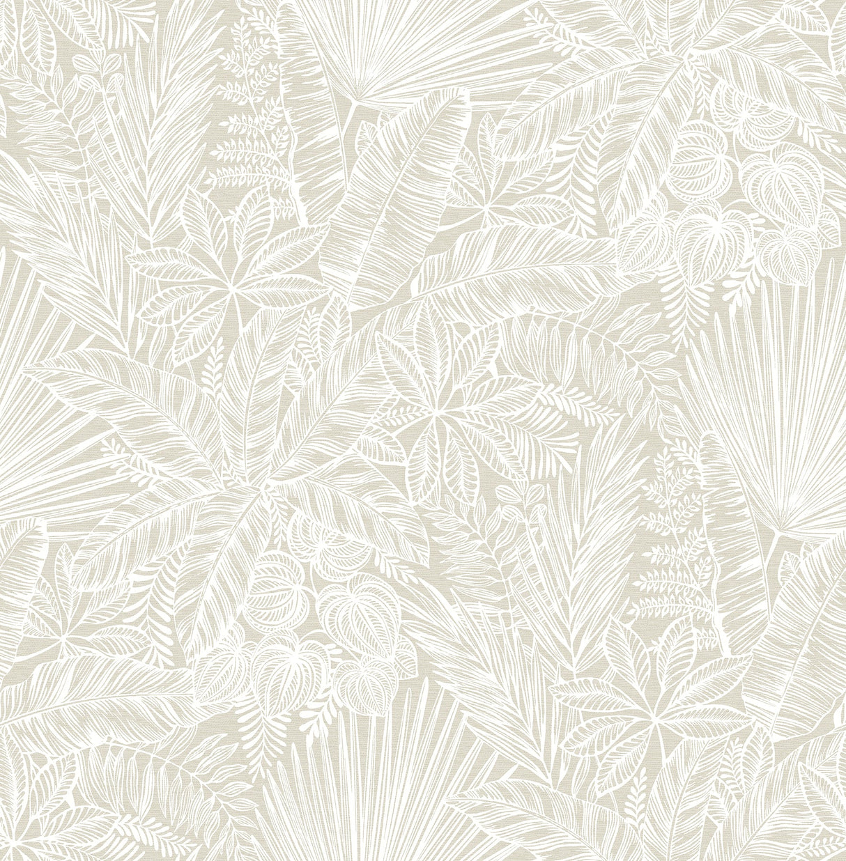 A-Street Prints 4120-26805 Vita Off-White Botanical Wallpaper