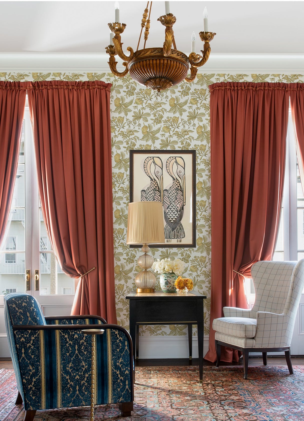 A-Street Prints 4120-26813 Cecilia Honey Fruit Wallpaper