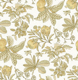 A-Street Prints 4120-26813 Cecilia Honey Fruit Wallpaper