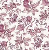 A-Street Prints 4120-26815 Cecilia Purple Fruit Wallpaper