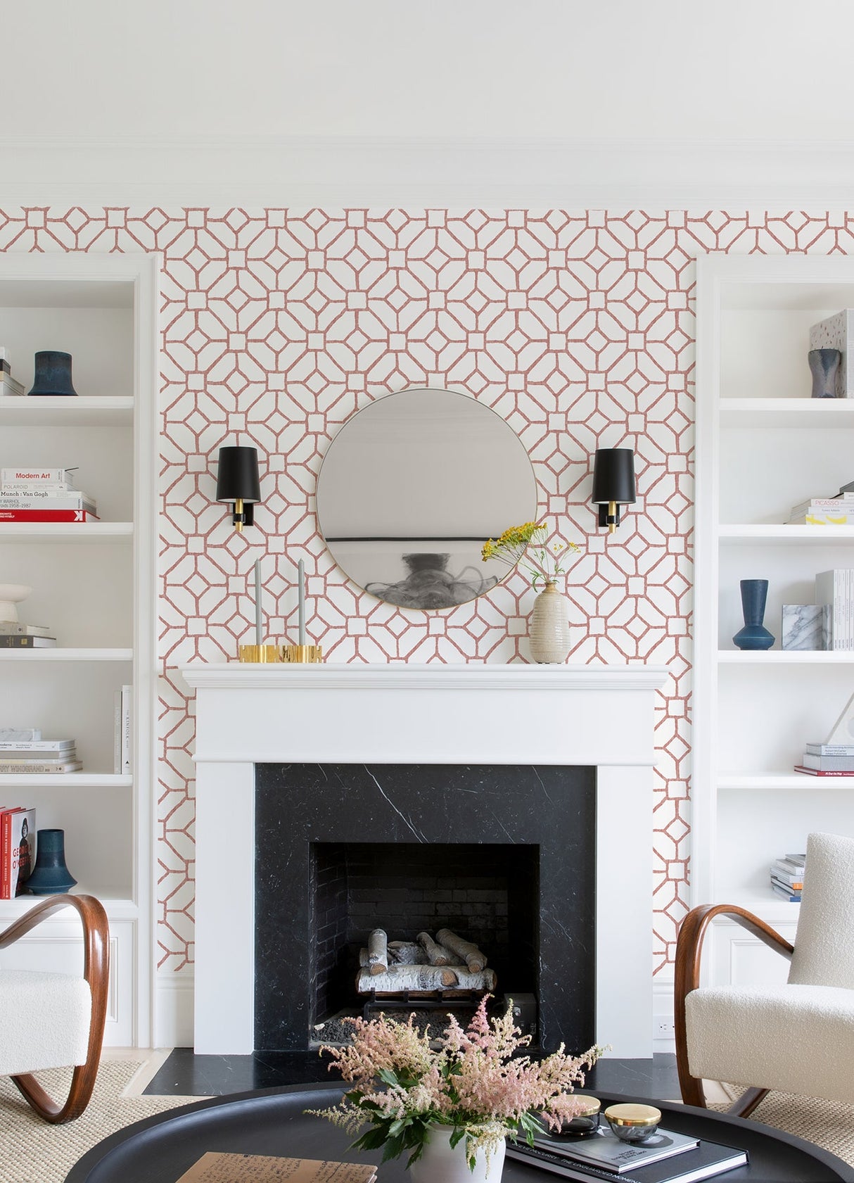 A-Street Prints 4120-26832 Addis Beige Trellis Wallpaper - Eade's Wallpaper