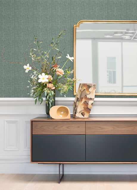 A-Street Prints 4120-26837 Kantera Blue Fabric Texture Wallpaper - Eade's Wallpaper