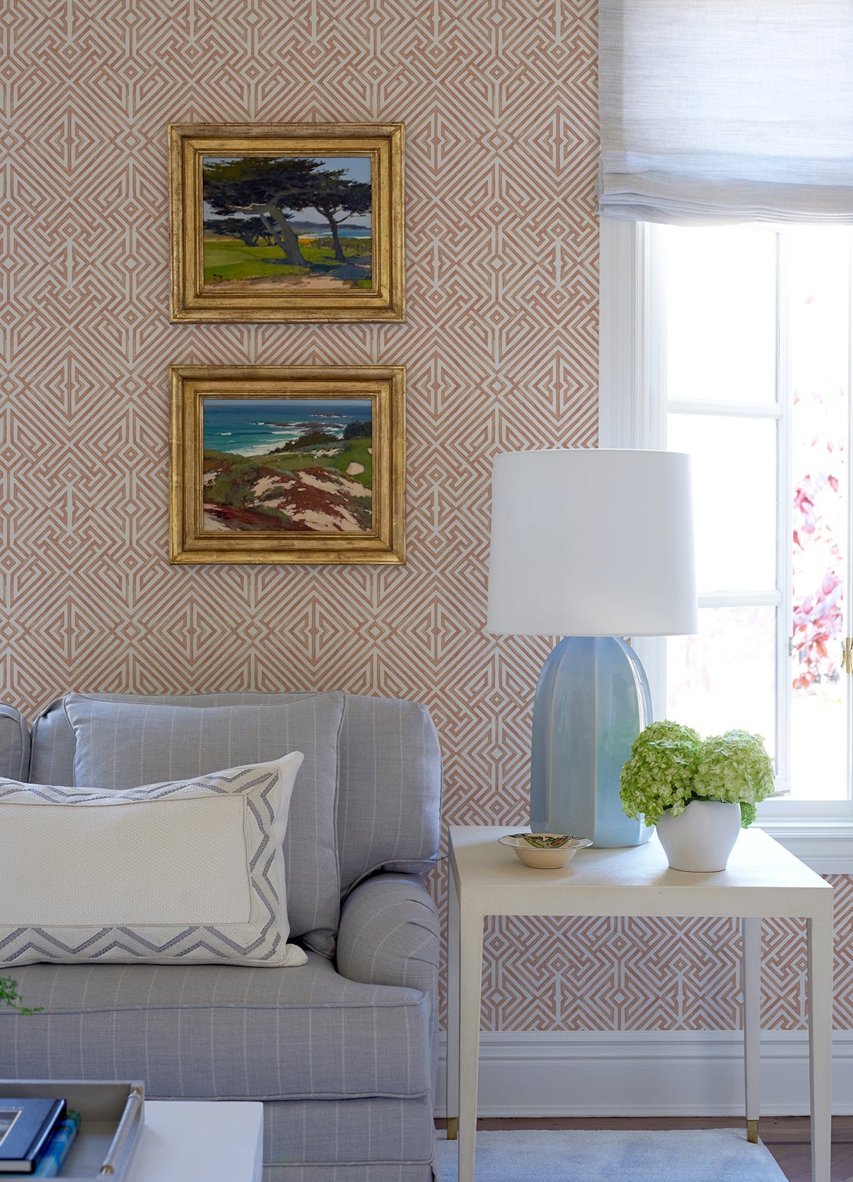 A-Street Prints 4120-26851 Lyon Blue Geometric Key Wallpaper - Eade's Wallpaper