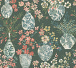 A-Street Prints 4120-72002 Harper Brown Floral Vase Wallpaper - Eade's Wallpaper