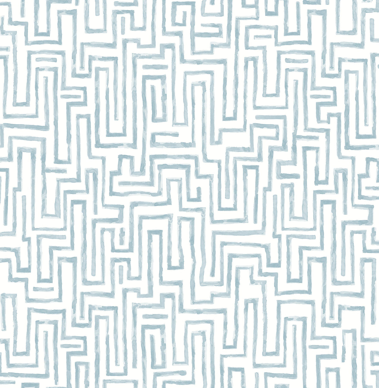 A-Street Prints 4121-25701 Ramble Blue Geometric Wallpaper