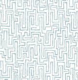 A-Street Prints 4121-25701 Ramble Blue Geometric Wallpaper