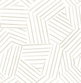 A-Street Prints 4121-26901 Helene Taupe Geometric Lines Wallpaper
