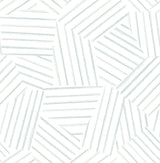 A-Street Prints 4121-26904 Helene Sky Blue Geometric Lines Wallpaper