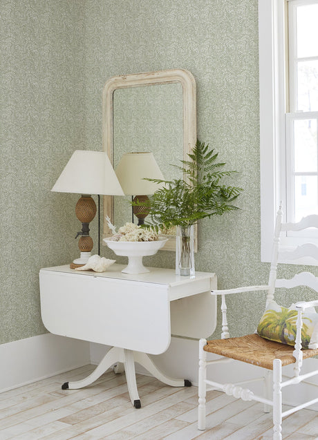 A-Street Prints 4121-26922 Elma Sage Fiddlehead Wallpaper