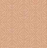 A-Street Prints 4121-26930 Hesper Rust Geometric Wallpaper