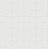 A-Street Prints 4121-26931 Hesper Grey Geometric Wallpaper