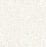 A-Street Prints 4121-26955 Ramble Taupe Geometric Wallpaper