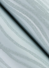 A-Street Prints 4121-72207 Galyn Sky Blue Pearlescent Wave Wallpaper