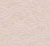 A-Street Prints 4121-72208 Galyn Rose Gold Pearlescent Wave Wallpaper