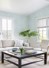 A-Street Prints 4121-72210 Kasia Sky Blue Abstract Wallpaper