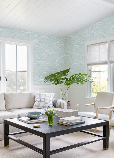 A-Street Prints 4121-72210 Kasia Sky Blue Abstract Wallpaper