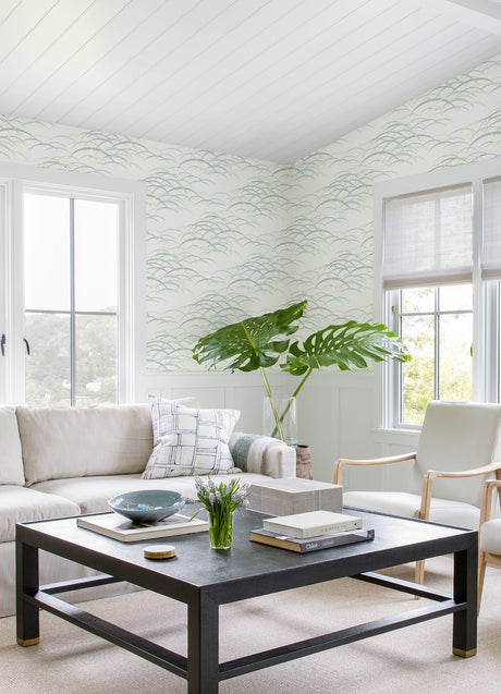 A-Street Prints 4121-72211 Kasia Sea Green Abstract Wallpaper