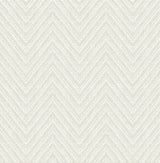 A-Street Prints 4122-26651 Glynn Silver Chevron Wallpaper