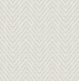 A-Street Prints 4122-26652 Glynn Light Grey Chevron Wallpaper