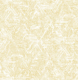 A-Street Prints 4122-27032 Retreat Yellow Quilted Geometric Wallpaper