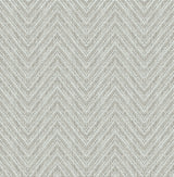 A-Street Prints 4122-27042 Glynn Sterling Chevron Wallpaper