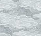 A-Street Prints 4122-72404 Vision Slate Stipple Clouds Wallpaper