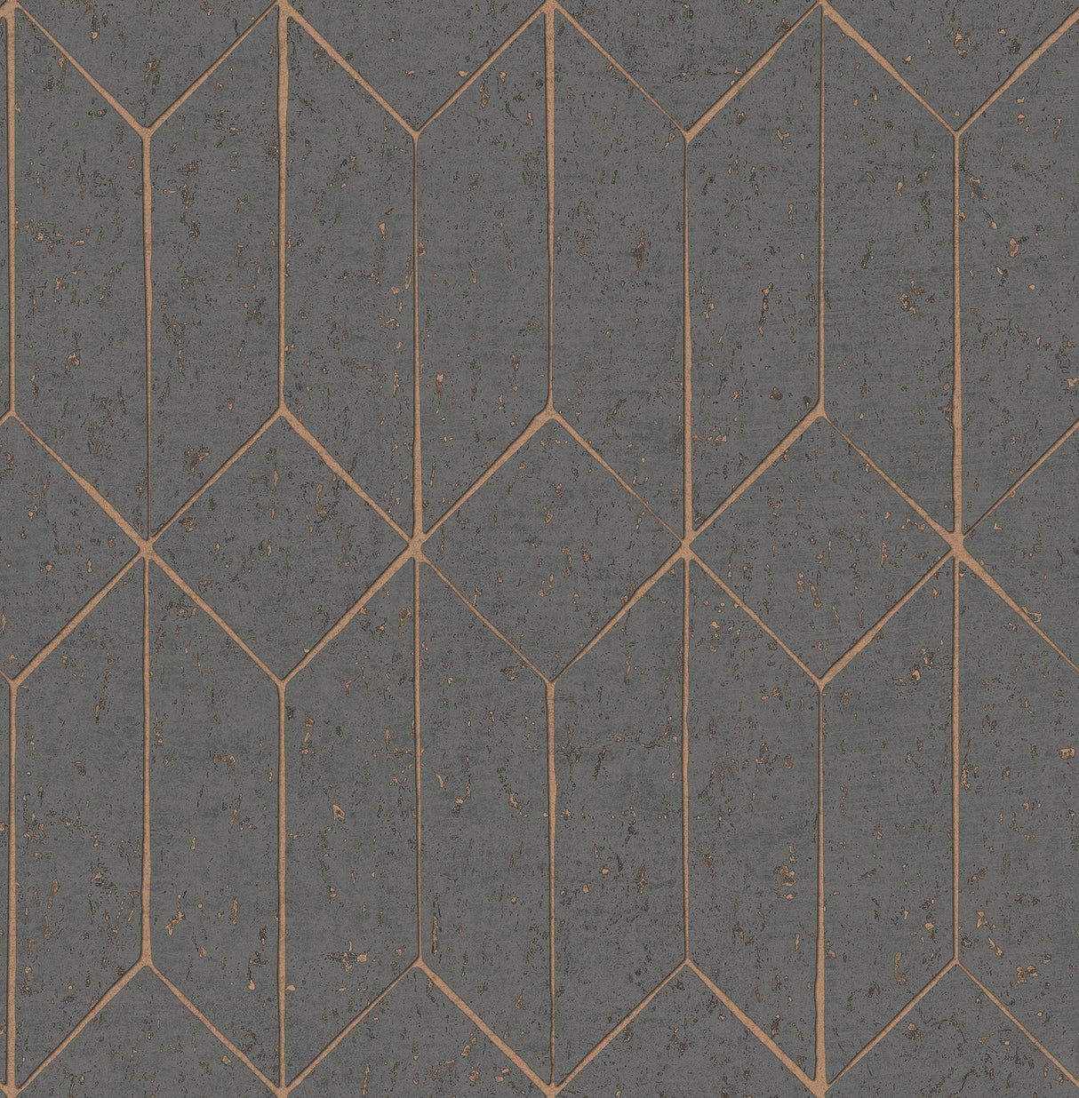 Advantage 4125-26701 Hayden Charcoal Concrete Trellis Wallpaper