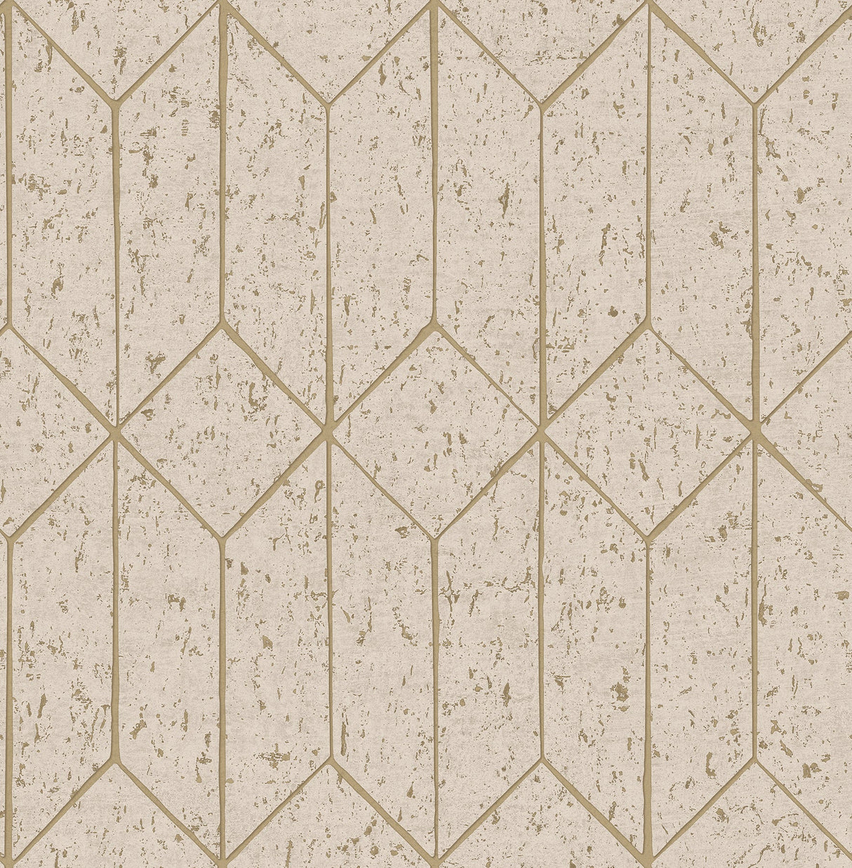 Advantage 4125-26702 Hayden Bone Concrete Trellis Wallpaper