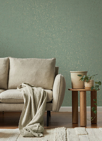 Eade’s Callie Mint Concrete Wallpaper Mint