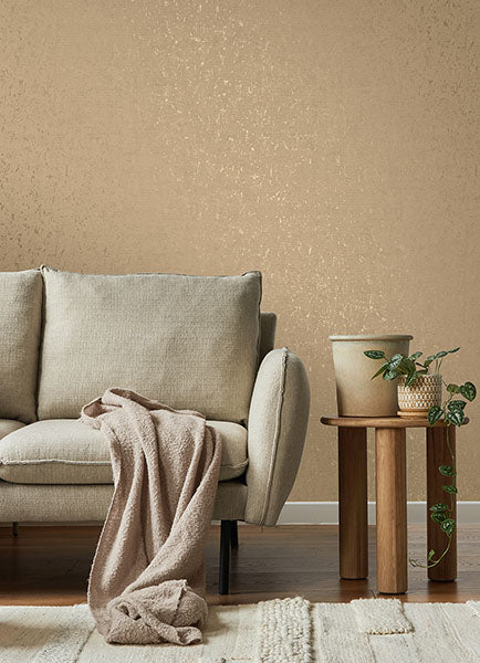 Eade’s Callie Light Brown Concrete Wallpaper Light Brown