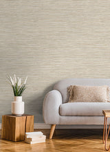 Eade’s Alton Taupe Faux Grasscloth Wallpaper Taupe