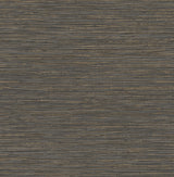 Advantage 4125-26716 Alton Black Faux Grasscloth Wallpaper