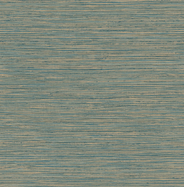 Eade’s Alton Teal Faux Grasscloth Wallpaper Teal
