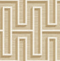Eade’s Henley Wheat Geometric Grasscloth Wallpaper Wheat
